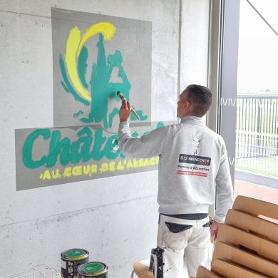 Aménagement intérieur d&rsquo;un espace sportif à Chatenois